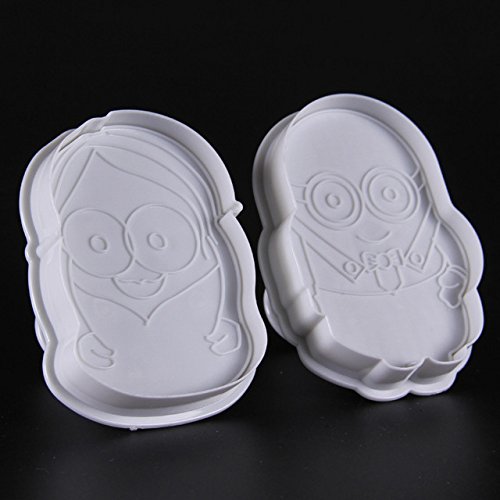 4/Set Cartoon Mould Despicable Me Minion Cookie Cutter Plunger Fondant Hochzeit Kuchen dekorieren Tools DIY Kuchen, Form - 4