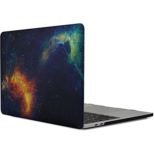 iDOO MacBook Schutzh  lle   Hard Case Cover Laptop H  lle  F  r 2016 MacBook Pro 15 Zoll mit Retina Display und Touch Bar  A1707  - matt  schwarzer Ne