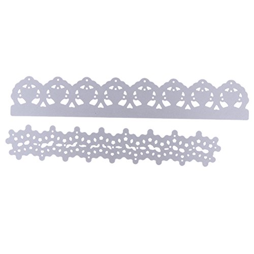 Amazingdeal365 Metall Form Schablonen Schneiden DIY Dekor Sammelalbum Karten Buchzeichen Lesezeichen als Geschenk für Freunde Geburtstag Kinder,Kindergarten Hobby Schule Handarbeit Unterricht usw. Ein tolles Geschenk! (2PCS) - 5