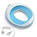 Lil' Jumbl Toilet Seat Topper Ring for Potty Training - BONUS Suction Cup Hanger, Screw Hook & Anchor Included - Blue