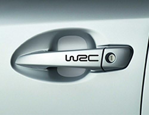 8 x WRC Car Door Handles Decals Stickers Adhesives Graphices