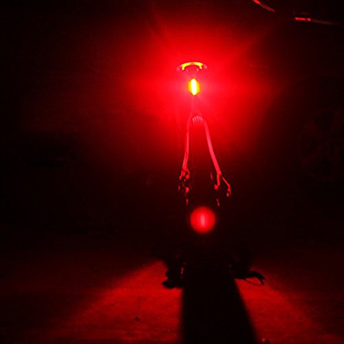 Kenove LED Fahrradlicht Fahrradbeleuchtung Set，USB Wiederaufladbare Fahrradlicht Vorne und Hinten mit Fahrrad Handyhalterung Für Radfahren - 9