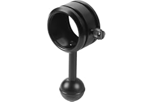 Laroal Diving Fill Light Clip Underwater Flashlight Ball Joint Diving Flashlight Clamp Underwater Photography Lighting Ball Head Clamp