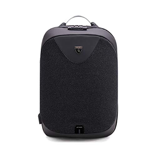 Preisvergleich Produktbild Laptop-Reisetasche für Rucksäcke, ultradünne und robuste Business-Diebstahlsicherung mit USB-Ladeanschluss, Wasserdichte College-School-Männer und Damen-Notebook