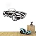 Produktbild KUANGJING Küche Wand Stickerretro Auto Wandaufkleber Verkehr Cobra Stil Wandkunst Vinyl Abnehmbare Tapete Wohnzimmer Schlafzimmer Decals Home Decoration Jd177682X43Cm