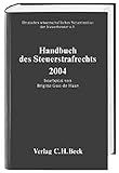 Image de Handbuch des Steuerstrafrechts 2004: Rechtsstand: Juni 2004 (Schriften des Deutschen wissenschaftlic