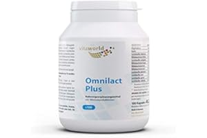 Vita World Omnilact Plus 100 Capsules Lactobacillus Bifidobacterium Probiotic Made in Germany