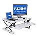 Produktbild FlexiSpot M2W Stehtischerhöhung - 88,9 cm breite Plattform höhenverstellbar Stand Up Schreibtisch Computer Riser mit abnehmbarer Tastaturablage (mittlere Größe) Weiß