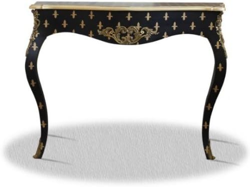 baroque consol table leaved gold antique style collonial style AlKs0002SwGo