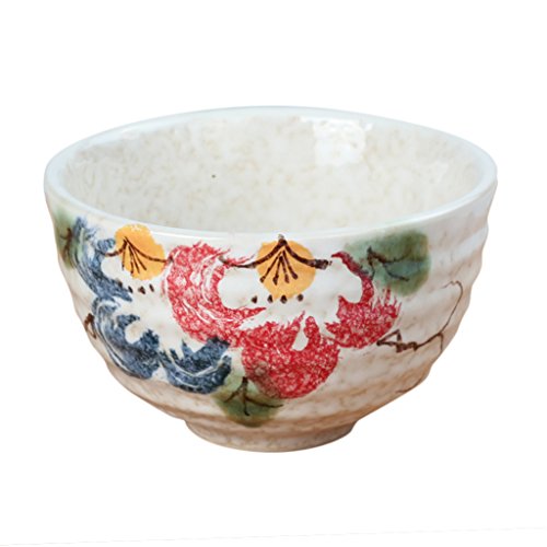 4 Patterns Design Ceramic Bowl Tea Ceremony Matcha Green Tea Powder Teaware Bowl - peony, Full RS.425 (57.00% Off) - Amazon