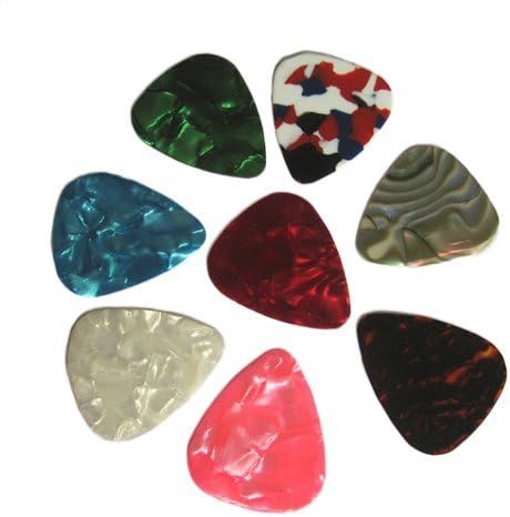Akooya 20pcs Colorful Thin Guitar ukulele Picks (0.46mm)