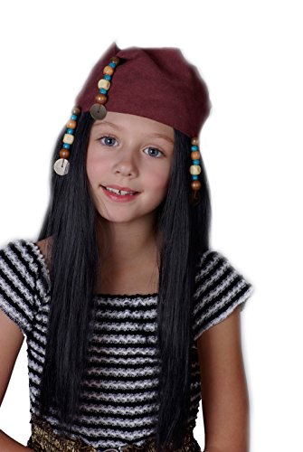 Rire et Confetti Fiepir039-Accessorio per Travestimento, Parrucca e Bandana Capelli, Motivo Pirati, da Bambino