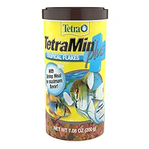 Tetra 77243 TetraMin Plus Fish Food, 7.06-Ounce