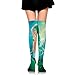 Produktbild Casepillows Mermaid In Ocean On Waves Tail Sea Creatures Dramatic Sky Dark Clouds Women's Fashion Over The Knee High Socks (60cm)