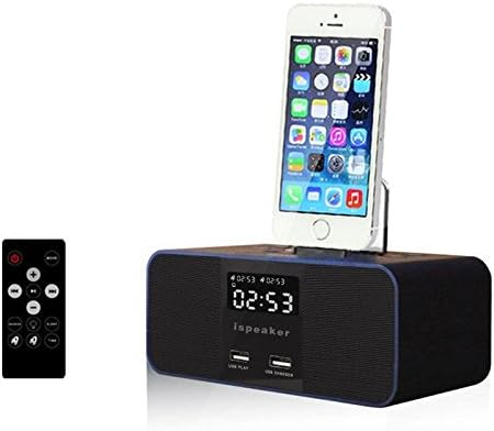 OOZIMO Bedside Alarm Clock Bluetooth Speaker Iphone Mobile Phone Charging Radio