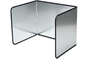 HISDRICUS Protector Pared Antisalpicaduras Cocina,3 Lados Antisalpicaduras Cocina,protección eficaz para Evitar Salpicaduras,Protector Pared fácil de Limpiar,Ideal para antisalpicaduras vitroceramica,39x29x30cm