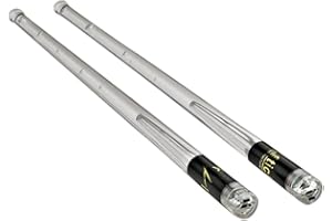 ERYUE LED Light Up Drumsticks Jazz Drum Sticks 15 Gradient Colorful Lights USB Charging with ON/Off Switch Drumstick Drum Set Accessories