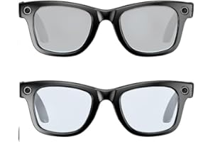 Awlve trovoro Lunettes intelligentes - Lunette connectée Camera HD IA pour Voyages réunions et Affaires (Fotocromático)