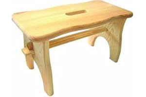 BLINKY - Banco de Madera, 40 x 20 x 22 cm