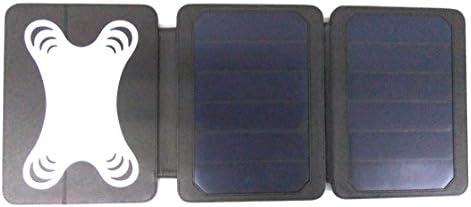 HOWO 2-Port USB Solar Charger PowerPort Solar for iPhone 6/6 Plus, iPad Air 2/mini 3, Galaxy S6/S6 Edge and More (Black)