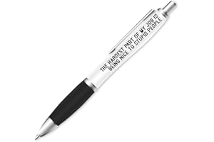 Silly Sentiments Mix & Match - Wide Range of Funny and Rude Pens (Stupid People)