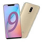 【5.84 " Full Screen 19: 9】Moviles baratos con pantalla completa de 5.84 pulgadas, relación de visualización 19: 9 (la relación de pantalla es de hasta el 90%), 1512x720 píxeles y bisel ultra estrecho + saltos del borde inferior ultra estrechos A través del horizonte del campo de visión y aporta una experiencia visual más dramática.