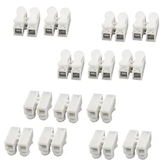 Sellify 14 Pcs LED Ceiling 2 Position Quick Fix Spring Clamp Terminal Block Connector