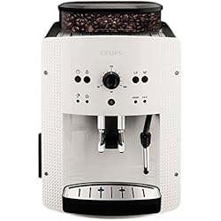 Krups - EA8105 - Machine à Café Automatique avec Buse Vapeur "Cappuccino" - Blanc