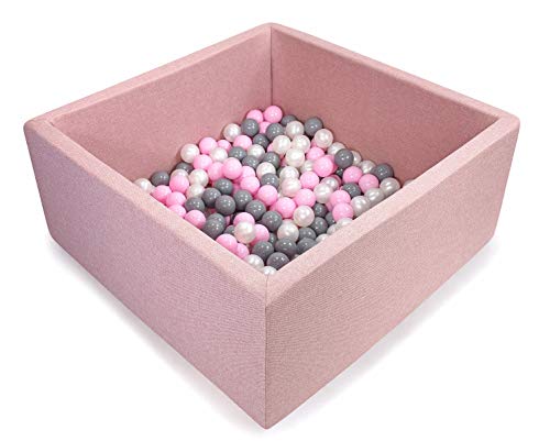Tweepsy Soft Baby Kids Play Ball Square Pool Pit 300 Balls 90x90x40cm Handmade EU - BKWZ1N