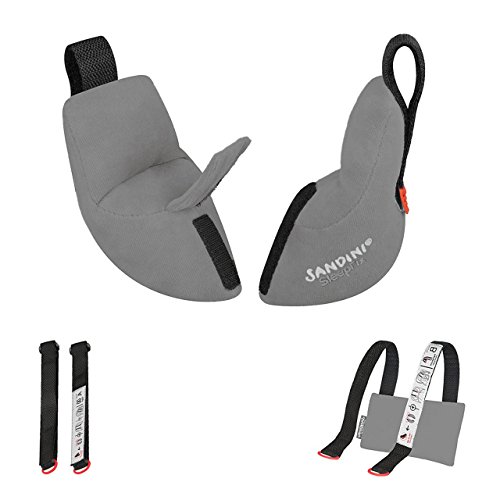 SANDINI SleepFix® Baby – Baby Schlafkissen/ Nackenkissen mit Stützfunktion – VIELE FARBEN – Baby Erstausstattung: Kindersitz-Zubehör für Auto/ Fahrrad/ Reise – Verhindert das Abkippen/ Nach vorne fallen des Kopfes im Schlaf – Designed in Germany/ Made in EU - 4