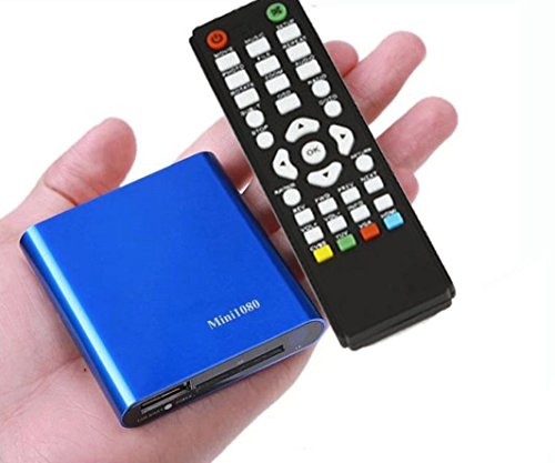 Sannysis 1080P Mini HDD Media Player MKV / H.264 / RMVB HD mit HOST USB / SD-Kartenleser - 5