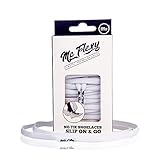 EINE SCHLEIFE - Mit den McFlexy Schuhbänder gehen Ihre Schuhe nie wieder auf. Die Flexibilität des Materials ermöglicht es Ihrem Fuß, jederzeit bequem in Ihre Schuhe hinein und heraus zu gleiten.