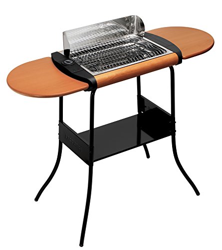 Lagrange 319003 Barbecue Grill Concept® Deluxe Sur pieds  Tablettes amovibles en bois