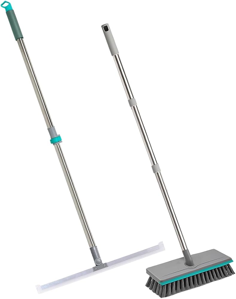 Smarter Yer Sileceği + Pratik Yüzey Fırçası Çekçek Banyo Mutfak Fayans Balkon