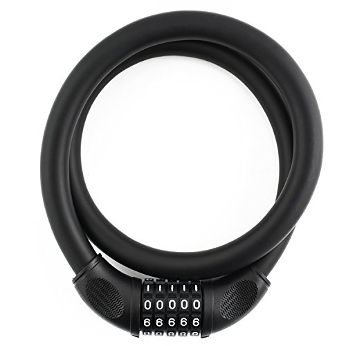 Nean Kabelschloss 20x1000mm Fahrradschloss Zahlenschloss extra dick, Softtouch - 2