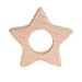 Produktbild Fogun Baby Teether Natural Buche hölzern DIY Anhänger Schildkröte-Katzen-Enten-Violinen-Auto-Pinguin-Liebe Fünfzackiger Stern mweltfreundlich Montessori Spielzeug (12#)