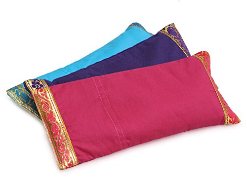 Yogishop Augenkissen lakshmi's choice violet gold