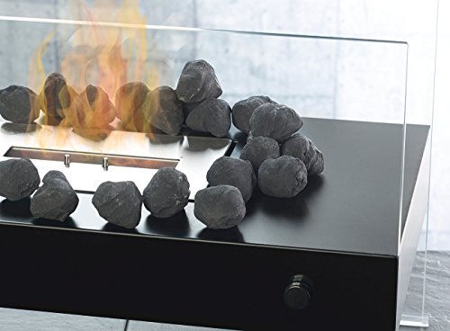 Carlo Milano Deko-Steine für Bio-Ethanol-Öfen, schwarz - 2