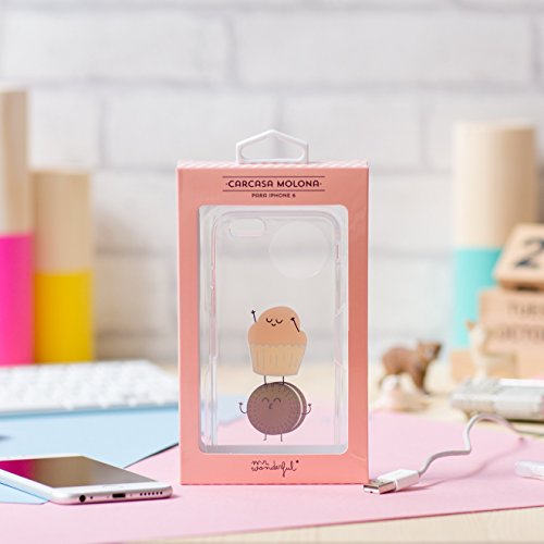Mr  Wonderful WOA03044 - Carcasa transparente para iPhone 6  dise  o Madalena