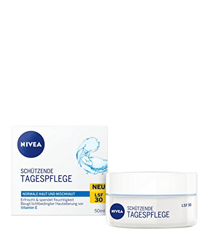 NIVEA Schützende Tages-Gesichtspflege für normale- und Mischhaut, Tiegel, 2er Pack (2 x 50 ml) - 4