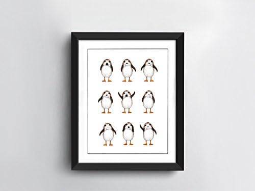 Star Wars PORGS Art Print | A4 | Hand Drawn Illustration