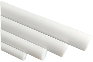 DRINCOSHOW Teflon Rod 330mm/13'' Long OD 1MM-220MM PTFE F4 Round Rod Bar (Diameter 20mm)