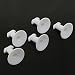 5x Salon DIY Nail Art Painting Hard Plastic Finger Stand Support Rest Holder - White, 3x1.5cm