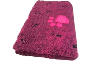 Vetbed -/ Drybed I Fuchsia avec grandes pattes I 100 x 150 cm