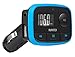 Price comparison product image FM Transmitter, AVANTEK Radio Transmitter Car Kit with 3.5mm Aux Plug USB Flash Drive and SD Card Reader