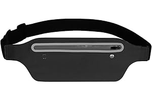 CareHabi - Hüfttasche, wasserdichte Sport Bauchtasche, Laufgürtel Damen Herren für Handy,leichte,verstellbare Lauftasche mit Reißverschluss, Joggen, Fitness und Outdoor-Aktivitäten