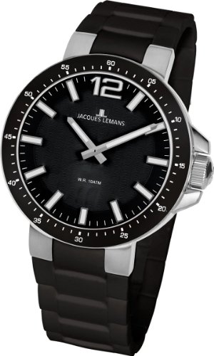 Jacques Lemans Damen-Armbanduhr XS Milano Analog Silikon 1-1707A Jacques Lemans Damen-Armbanduhr XS Milano Analog Silikon 1-1707A