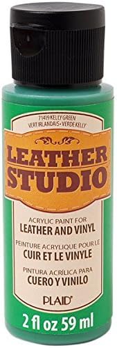Leather Studio Leather Paint (2 Ounce), 71419 Kelly Green by Leather Studio