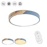 ※Äußeres mit Eichenbesatz※Die Lampe selbst ist aus Aluminium gefertigt und mit einem wunderschönen Dekor aus Eiche versehen mit klarer Holzmaserung, Gesund und geschmacklos, Korrosionsschutz und Milbenschutz.