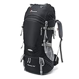 trekkingrucksack damen 40l ✪ Ergonomisches Design: höhenverstellbarer Schultergurt - voll einstellbare Schultergurte und Torsos für eine Vielzahl von Körperformen, atmungsaktive Schwammpolsterung für - Schwammpolster in Schulter, Taille und Rücken.